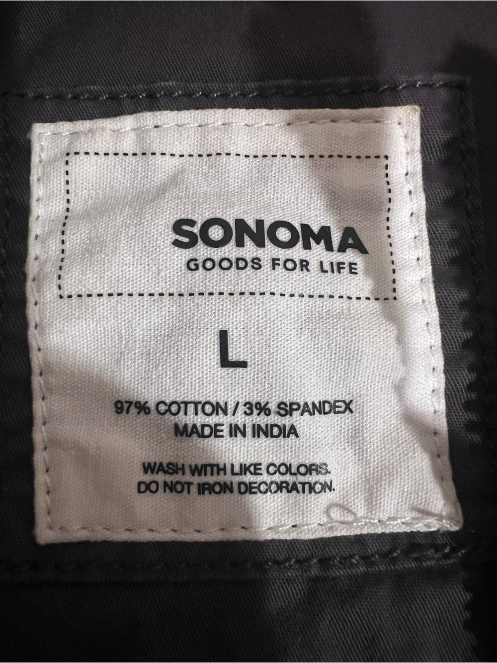 Sonoma Utility Jacket Women’s Olive Green Floral Bird Embroidered Zip-up Boho L - Picture 9 of 14